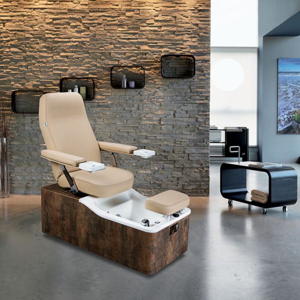 Stație pedichiură/manichiură premium cu hidromasaj și ajustare electrică, Lemi Capri Pedi Spa