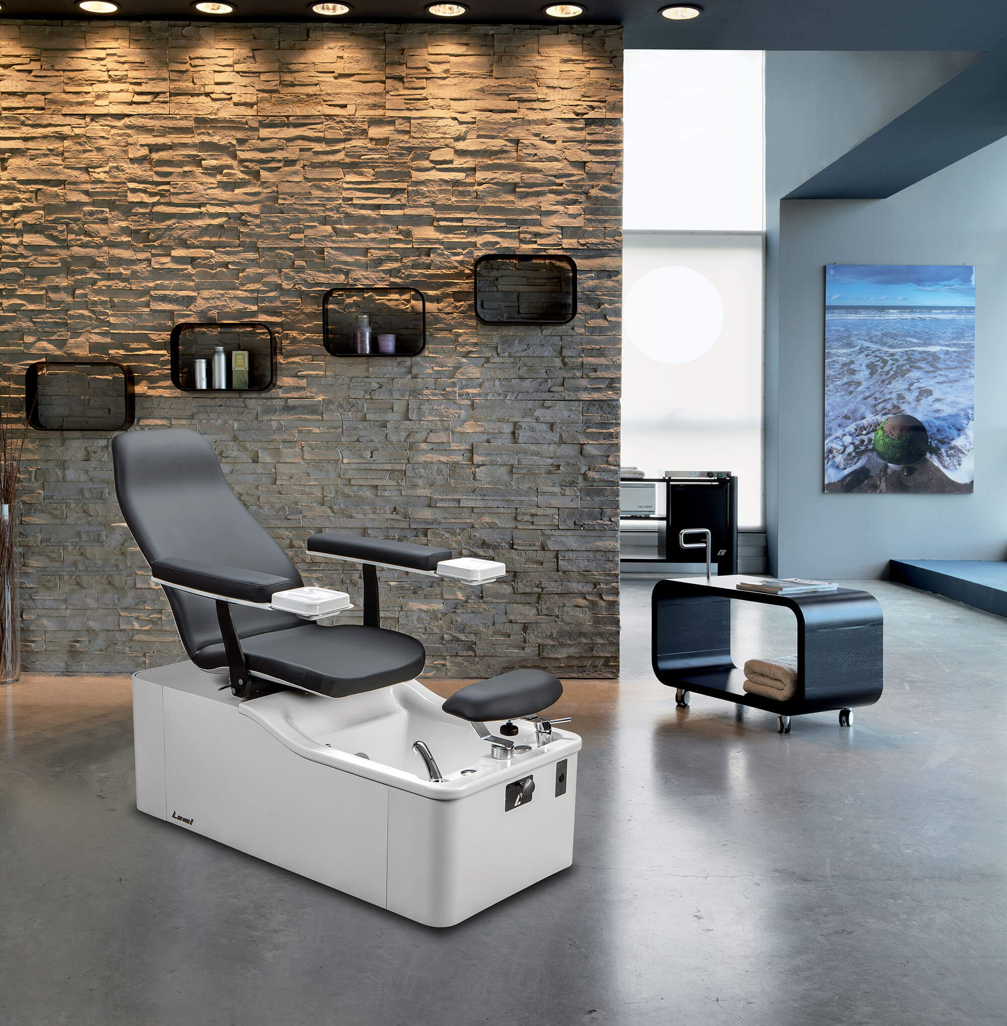 Stație pedichiură/manichiură cu hidromasaj, Lemi Elba Pedi Spa