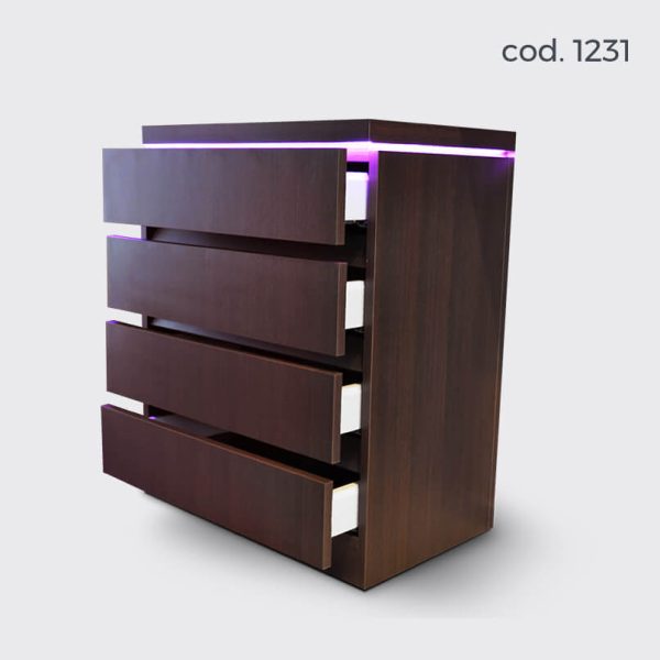 Mobilier medical/spa, Lemi T-Modular, 4 sertare