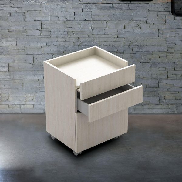 Dulap multifuncțional tip cărucior pentru saloane spa, Lemi T-Pedi