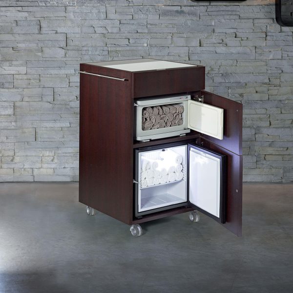 Mobilier spa multifuncțional cu încălzire, refrigerare și sertar lateral, Lemi T-Vale