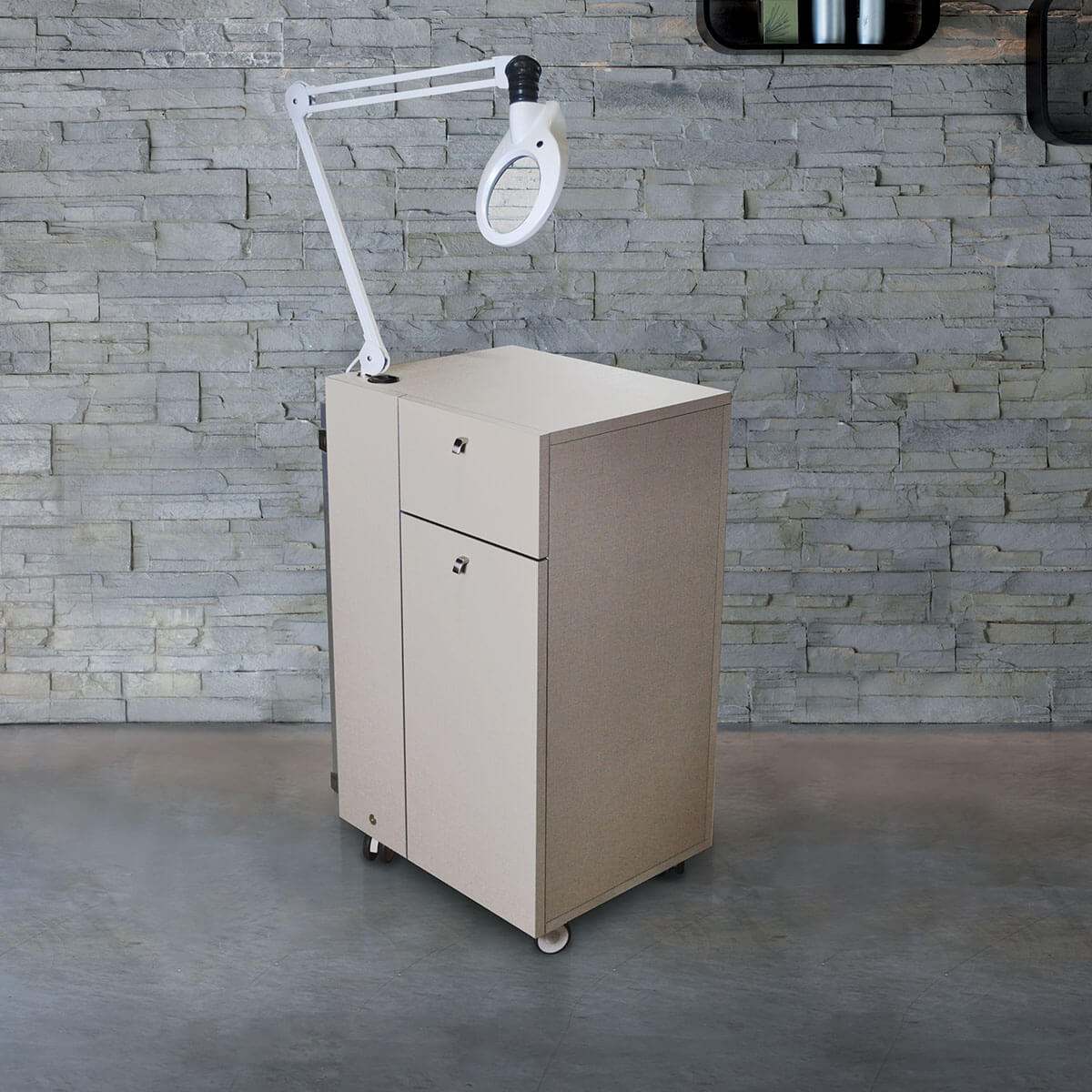 Mobilier spa multifuncțional cu vaporizator și lampă led, Lemi T-Vapo